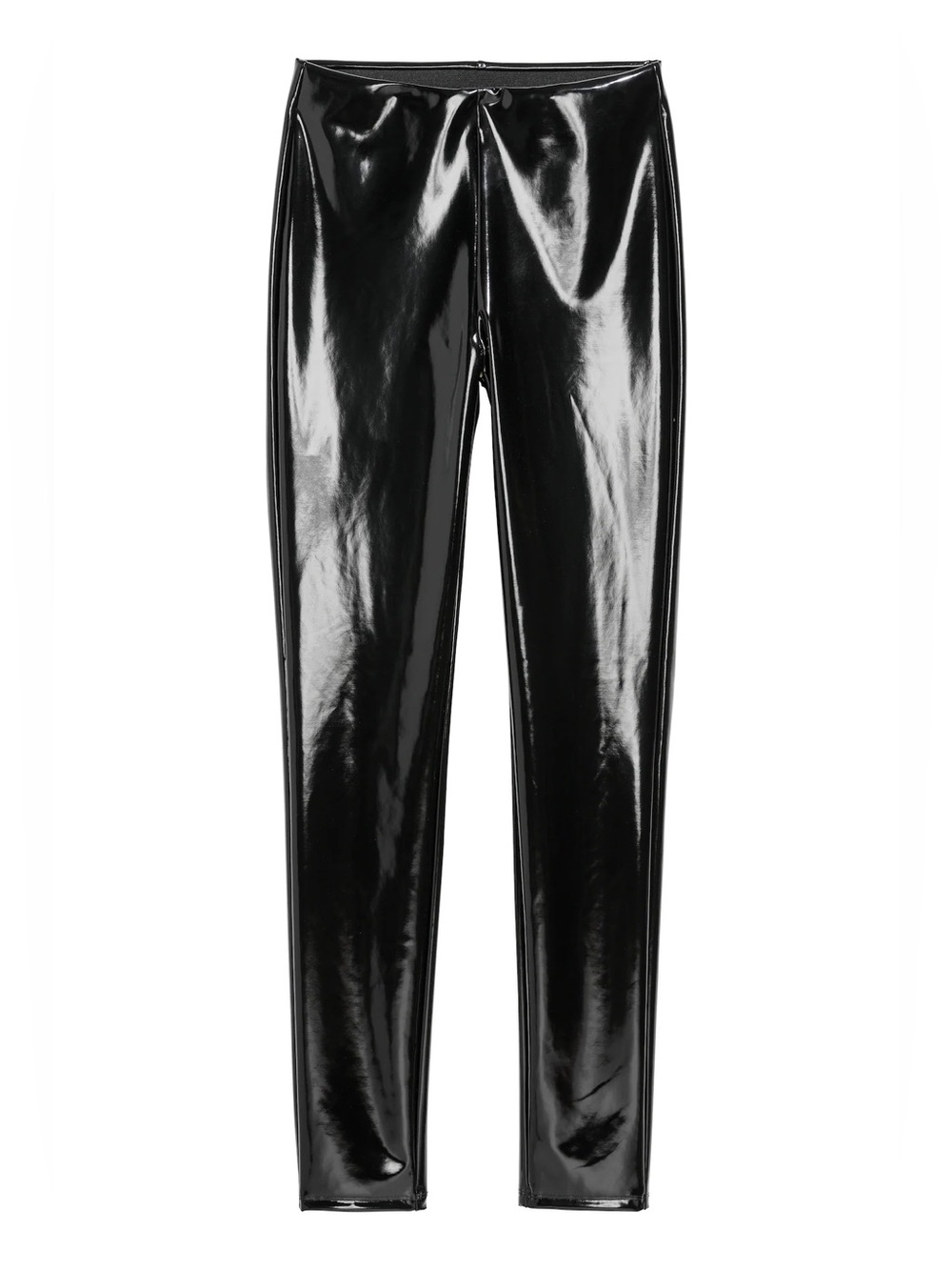 H&M NWT High-Shine Black Vinyl faux leather Leggings